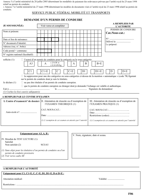 Permis de Conduire Authentique